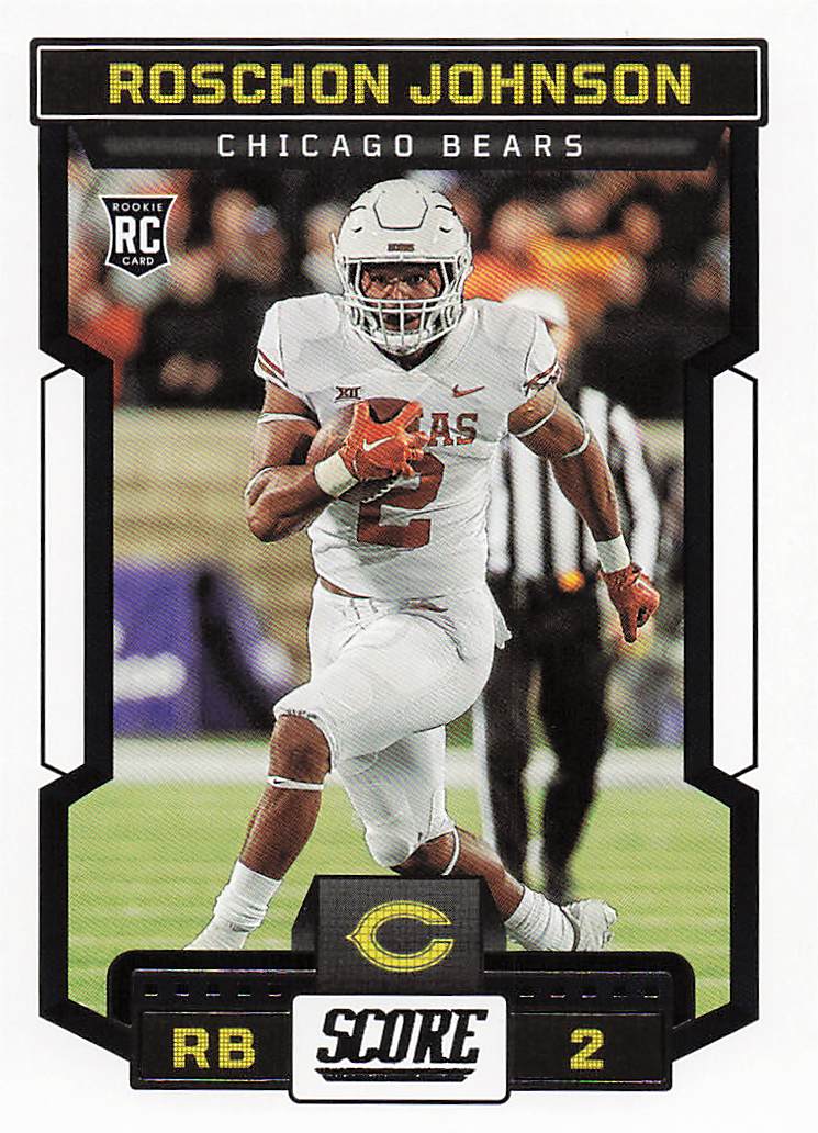 2023 Score Football Roschon Johnson #335 Rookie