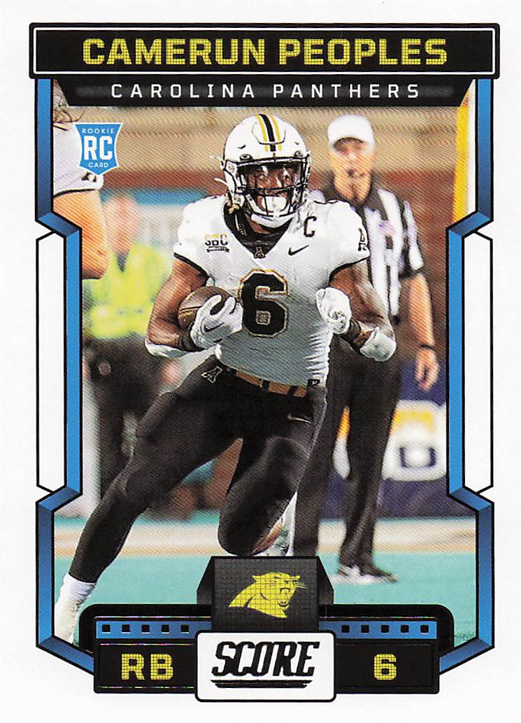 2023 Score Football Camerun Peoples #301b Rookie