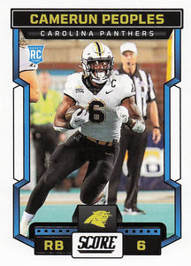 2023 Score Football Camerun Peoples #301b Rookie