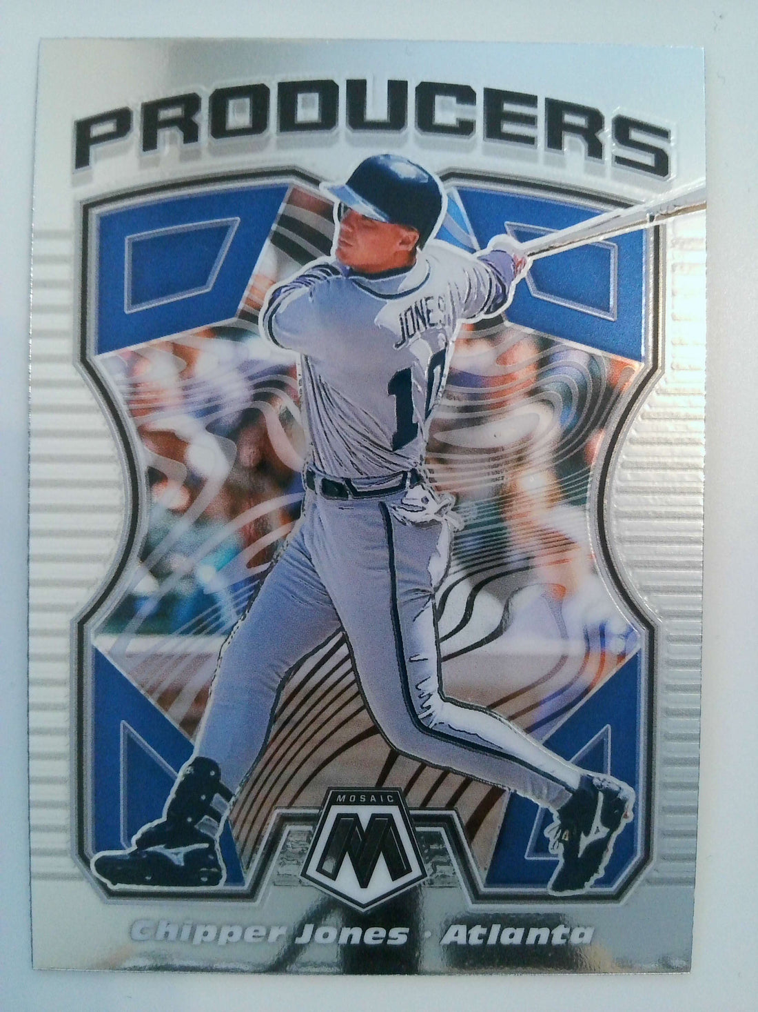 2021 Panini Mosaic Baseball Producers Chipper Jones #P7