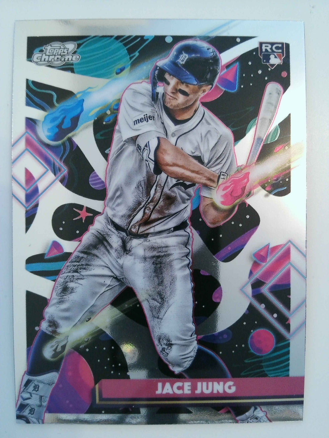2025 Topps Chrome Cosmic Baseball Jace Jung #9 Rookie
