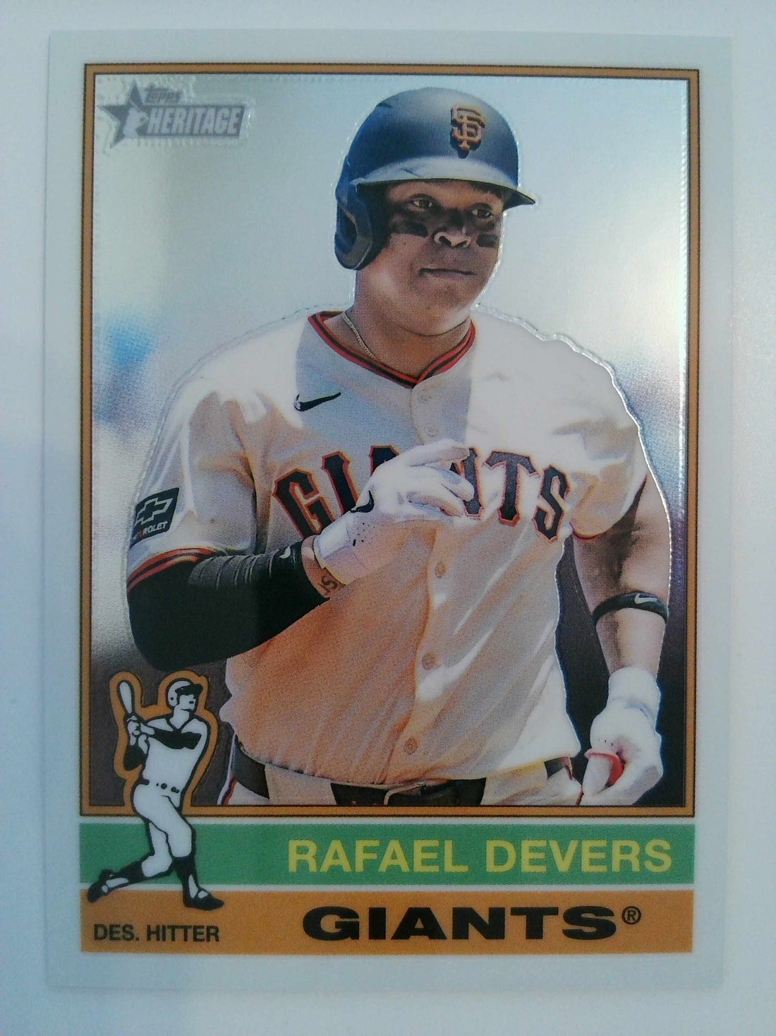 2025 Topps Heritage Baseball Chrome Rafael Devers #540