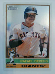 2025 Topps Heritage Baseball Chrome Rafael Devers #540