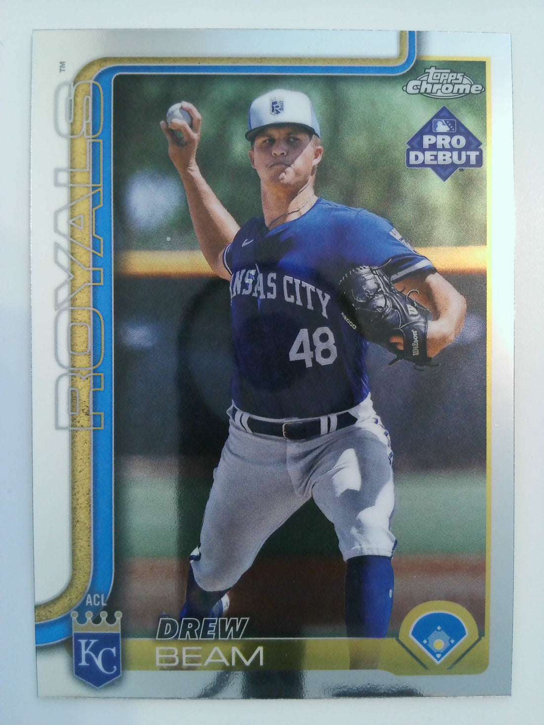 2025 Topps Pro Debut - Chrome Baseball Drew Beam #PDC-144