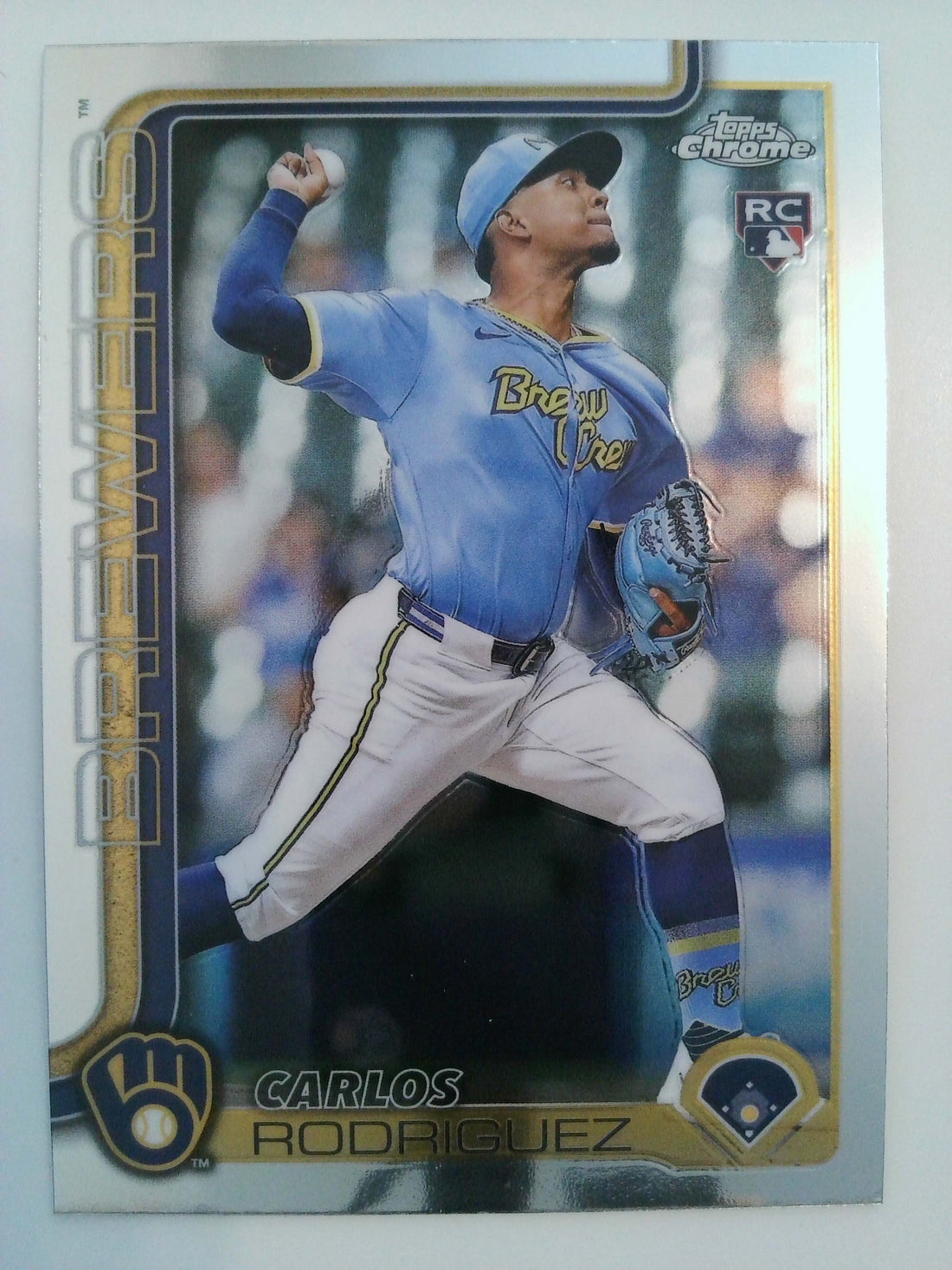 2025 Topps Chrome Baseball Carlos Rodriguez #201 Rookie