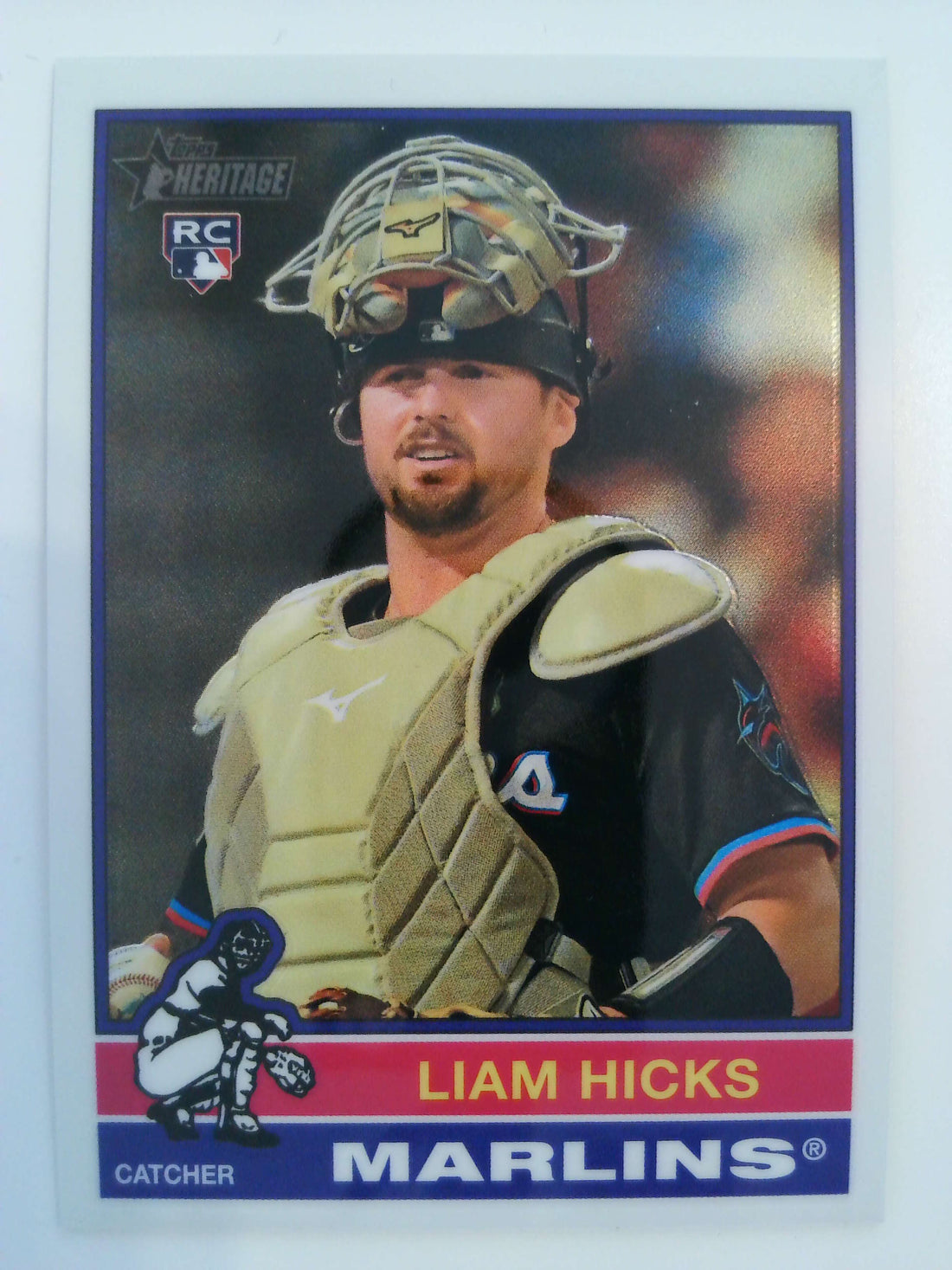 2025 Topps Heritage Baseball Chrome Liam Hicks #640 Rookie