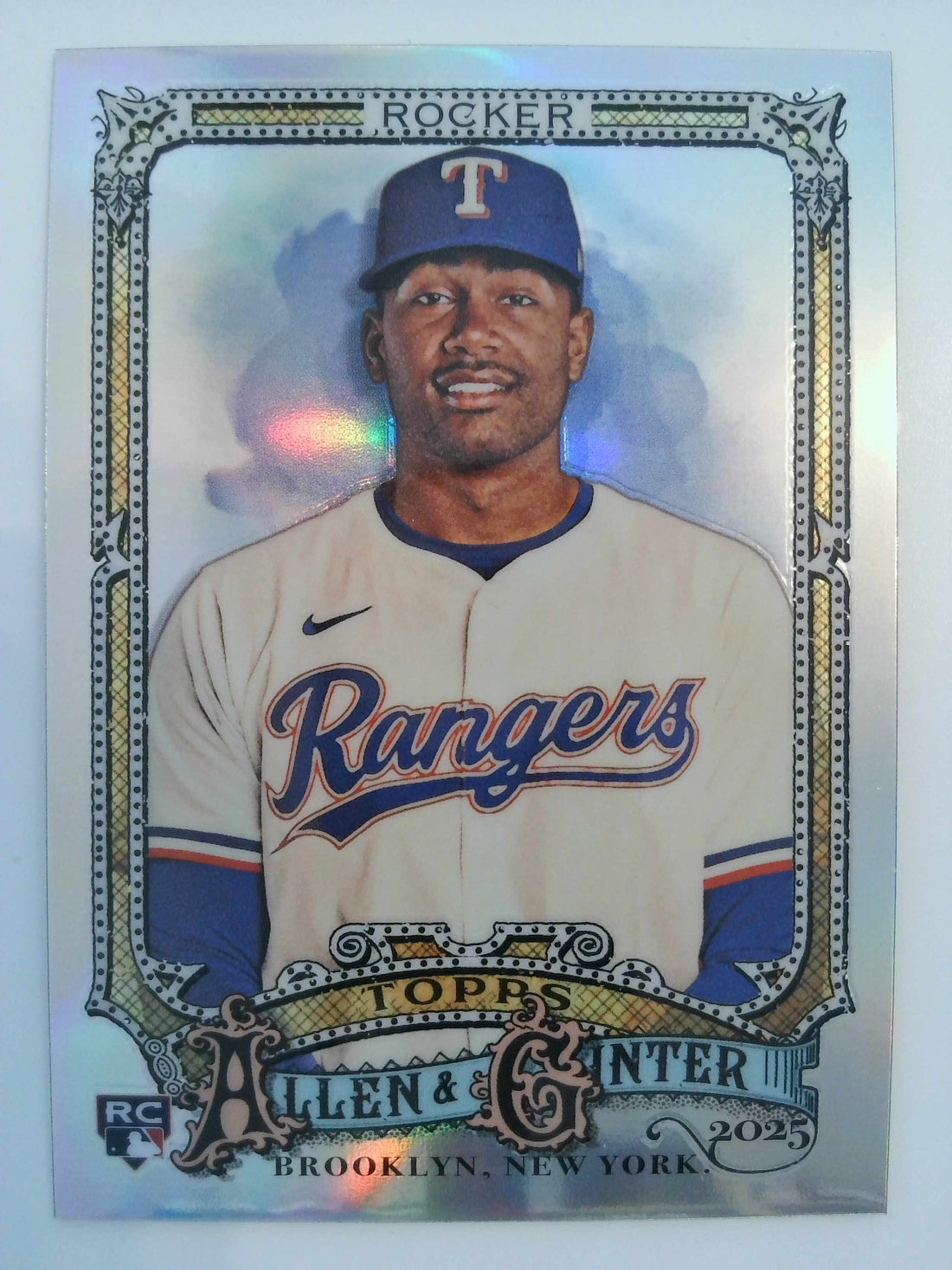 2025 Topps Allen & Ginter Baseball Chrome Refractor Kumar Rocker #124 Rookie