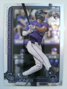 2025 Topps Chrome Baseball Greg Jones #265 Rookie