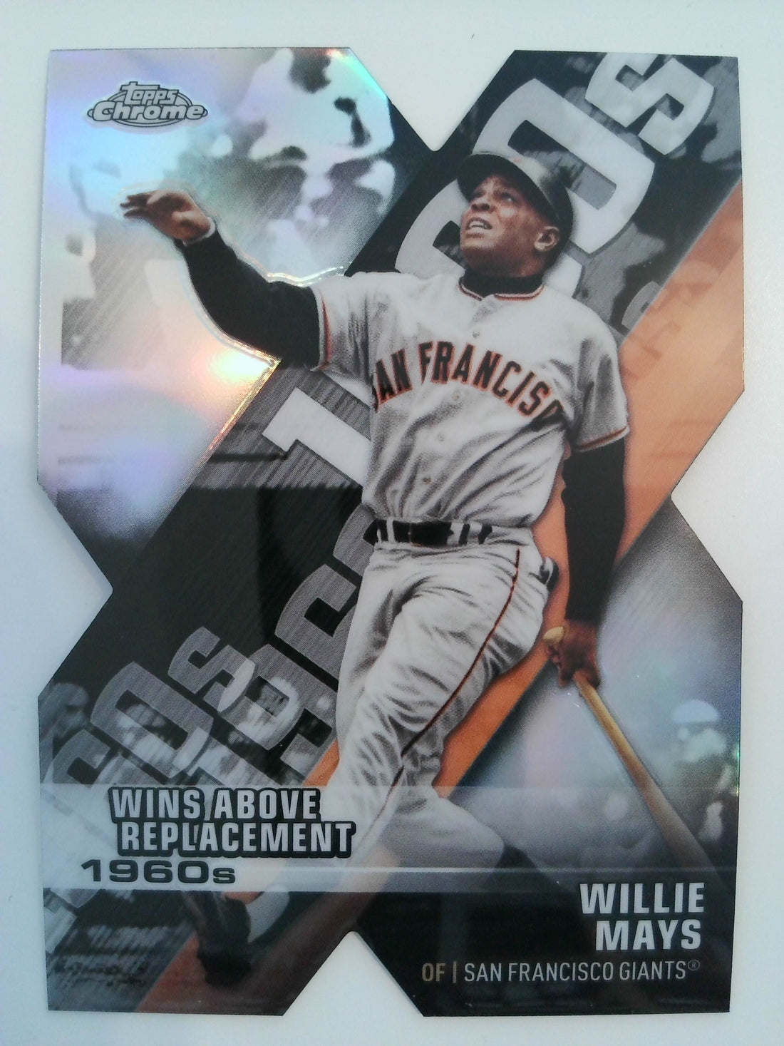 2020 Topps Chrome Baseball Decade of Dominance Die Cut Willie Mays #DOD-7