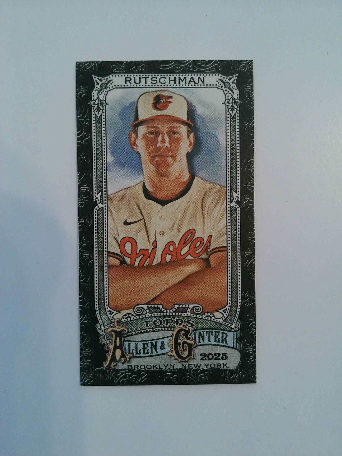 2025 Topps Allen & Ginter Baseball Mini Black Border Adley Rutschman #65