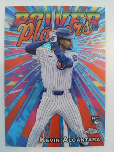 2025 Topps Chrome Baseball Power Players Kevin Alcántara #PP-18