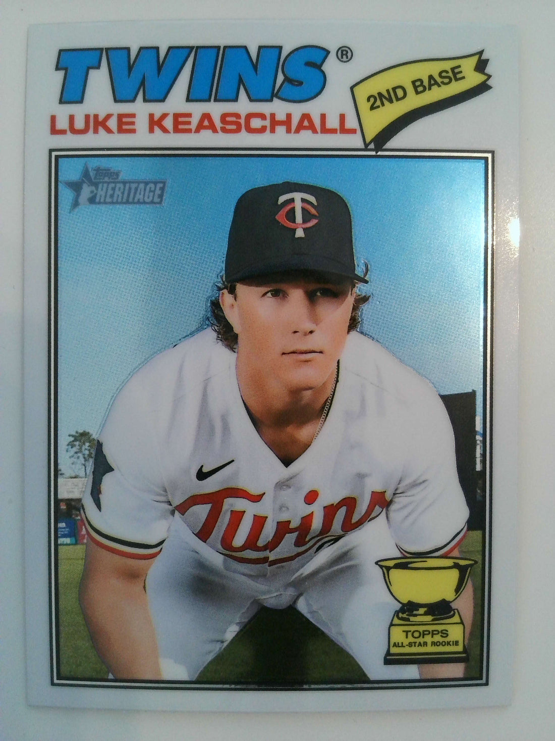 2026 Topps Heritage Baseball Chrome Luke Keaschall #116