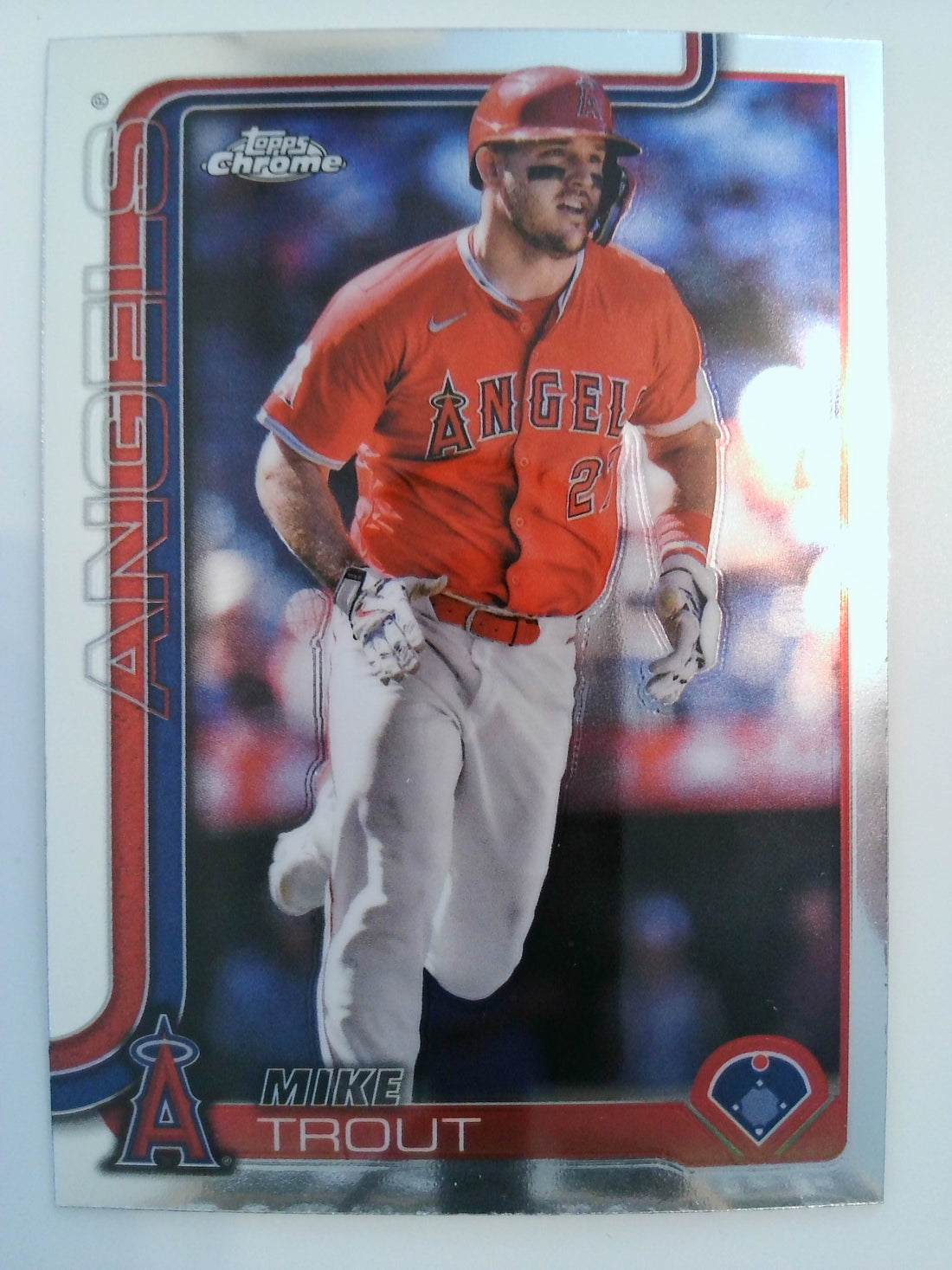 2025 Topps Chrome Baseball Mike Trout #100