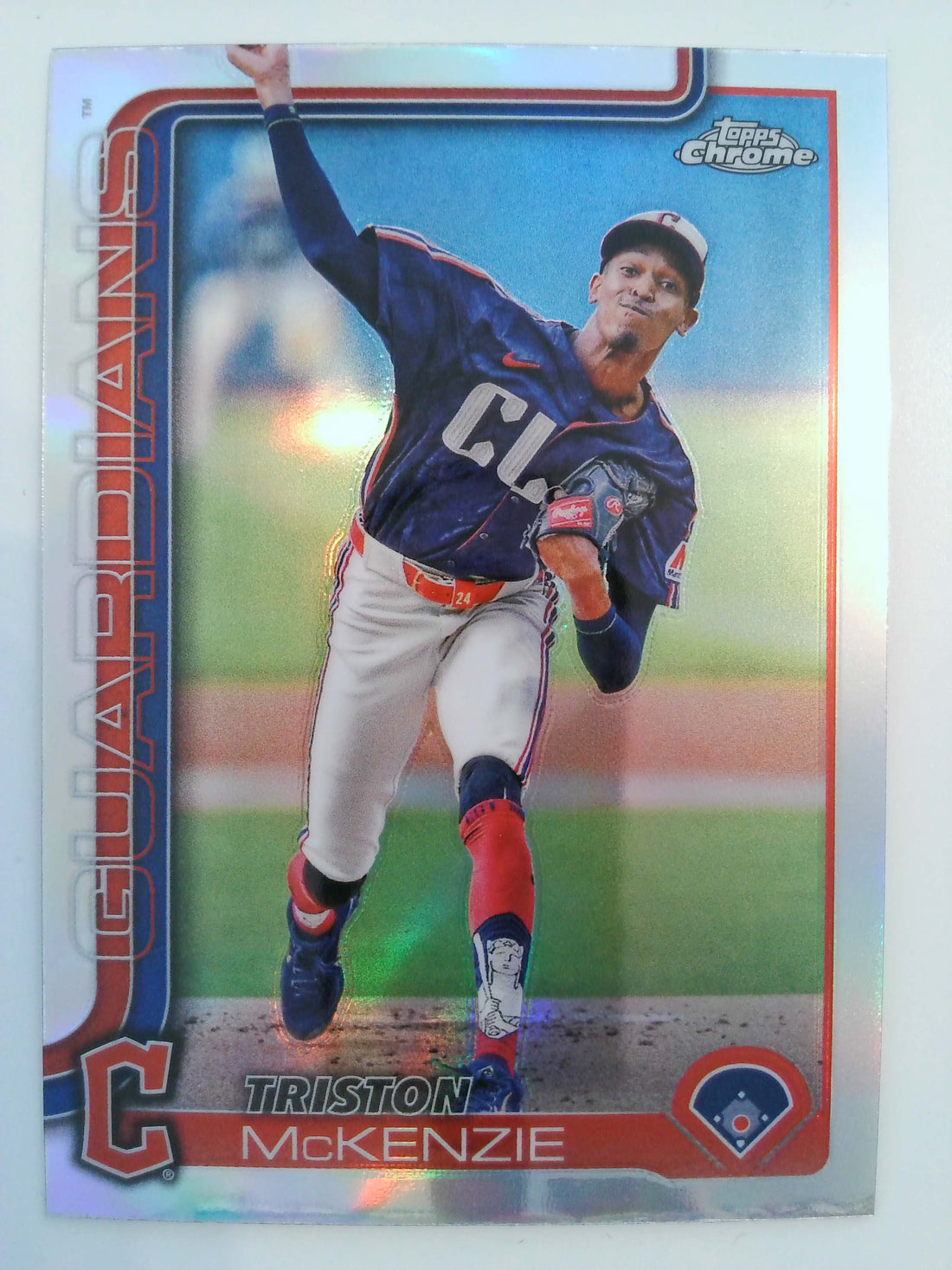 2025 Topps Chrome Baseball Refractors Triston McKenzie #21