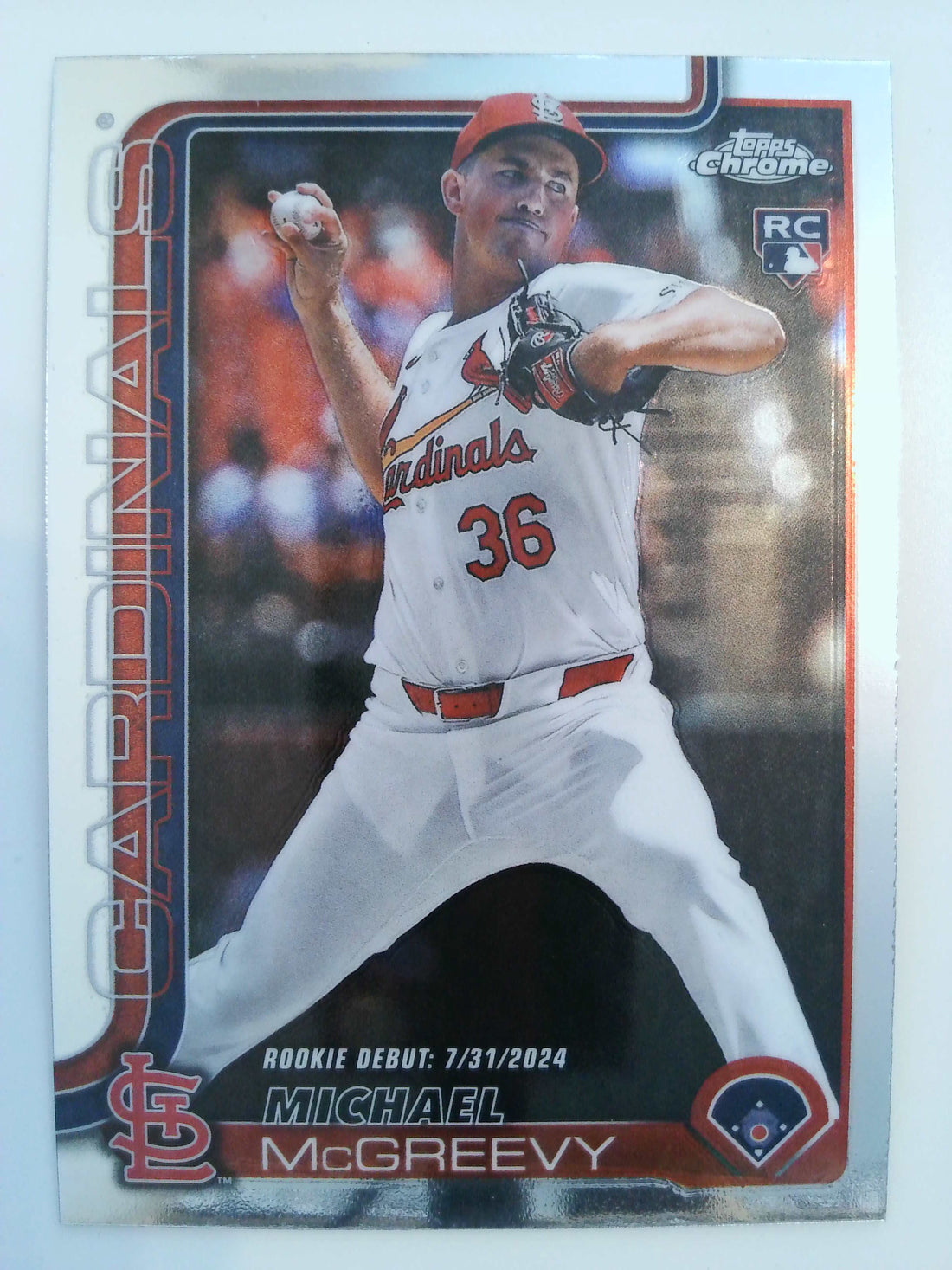 2025 Topps Chrome Update Baseball Michael McGreevy #USC36