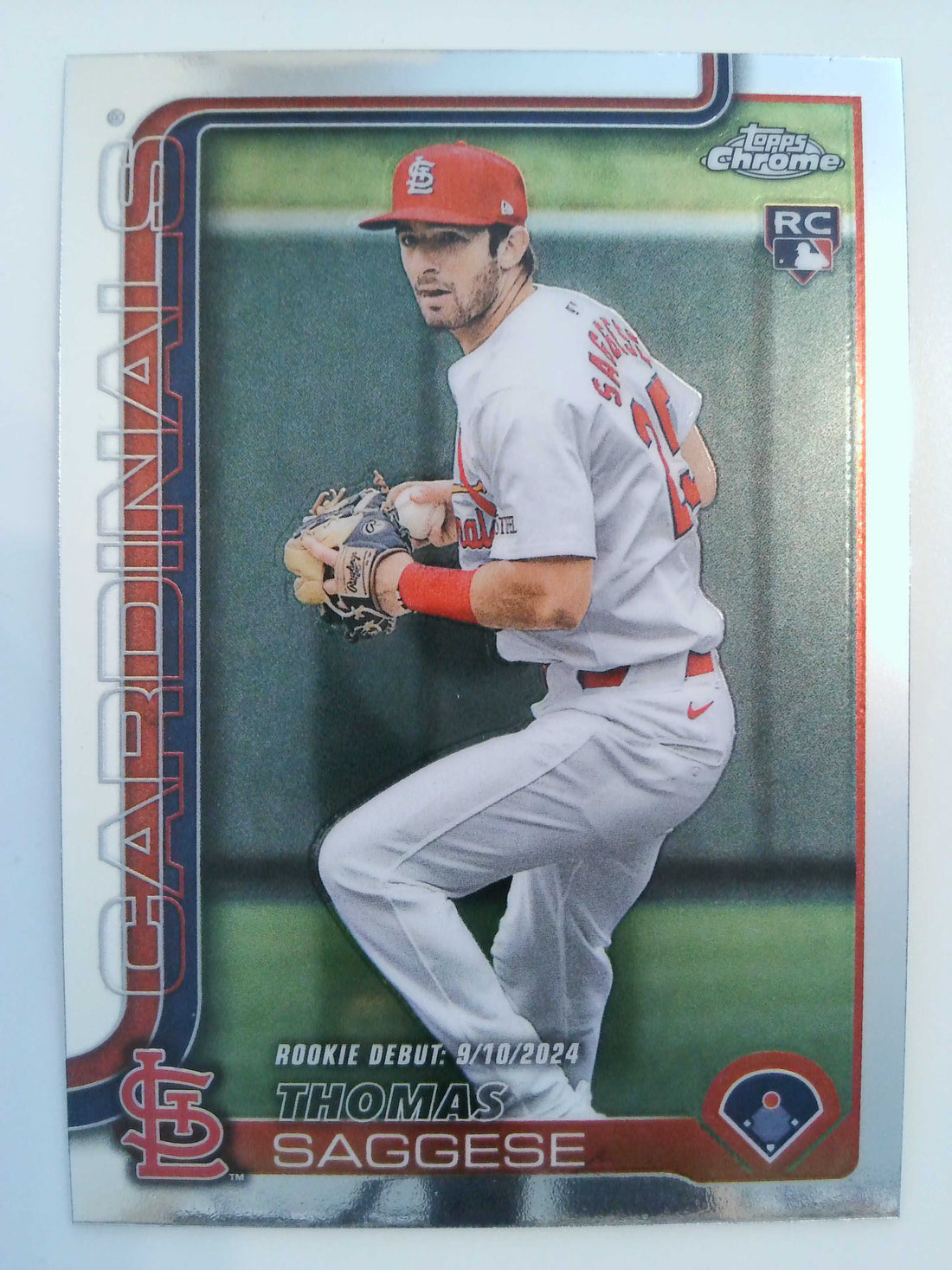 2025 Topps Chrome Update Baseball Thomas Saggese #USC157