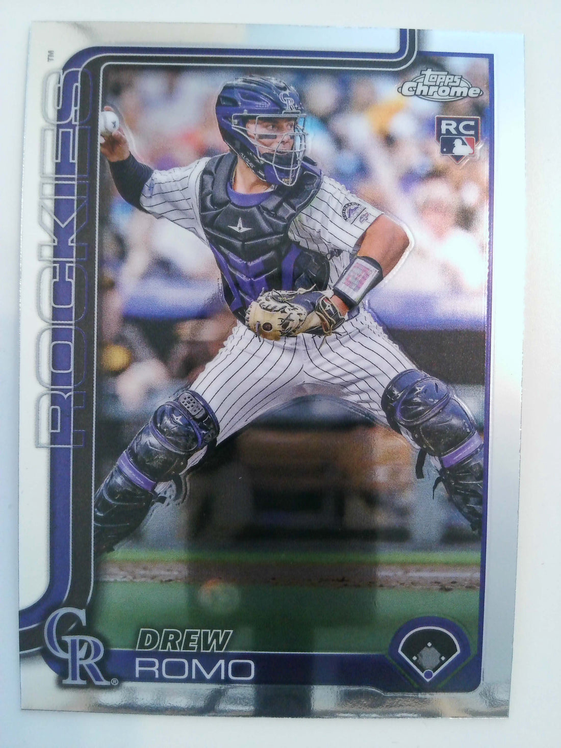 2025 Topps Chrome Baseball Drew Romo #124 Rookie