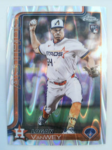 2025 Topps Chrome Update Baseball RayWave Refractor Logan VanWey #USC141 Rookie