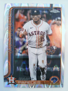 2025 Topps Chrome Update Baseball RayWave Refractor Isaac Paredes #USC29