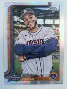 2025 Topps Chrome Update Baseball 2025 All-Star Game Jeremy Peña #ASGC-24