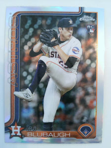 2025 Topps Chrome Update Baseball Refractors AJ Blubaugh #USC163 Rookie