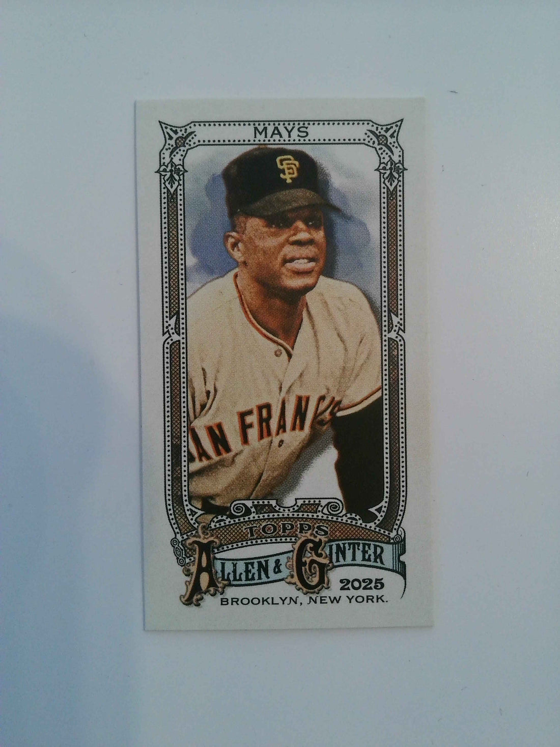 2025 Topps Allen & Ginter Baseball Mini Willie Mays #30