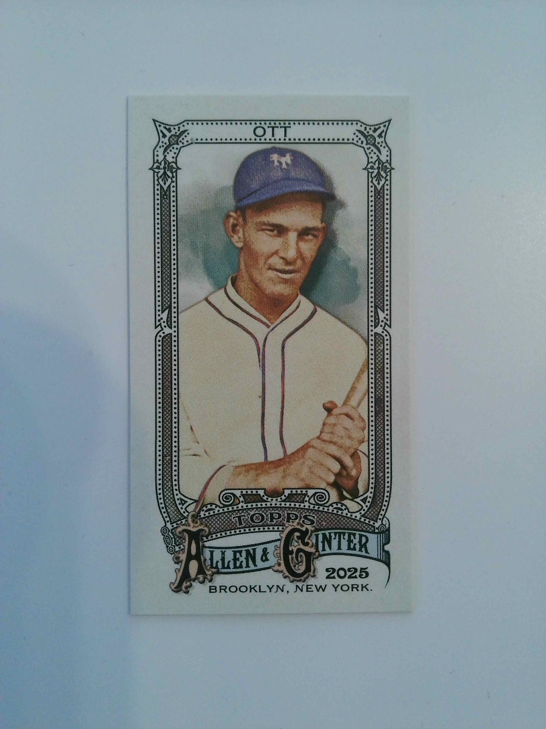 2025 Topps Allen & Ginter Baseball Mini Mel Ott #317