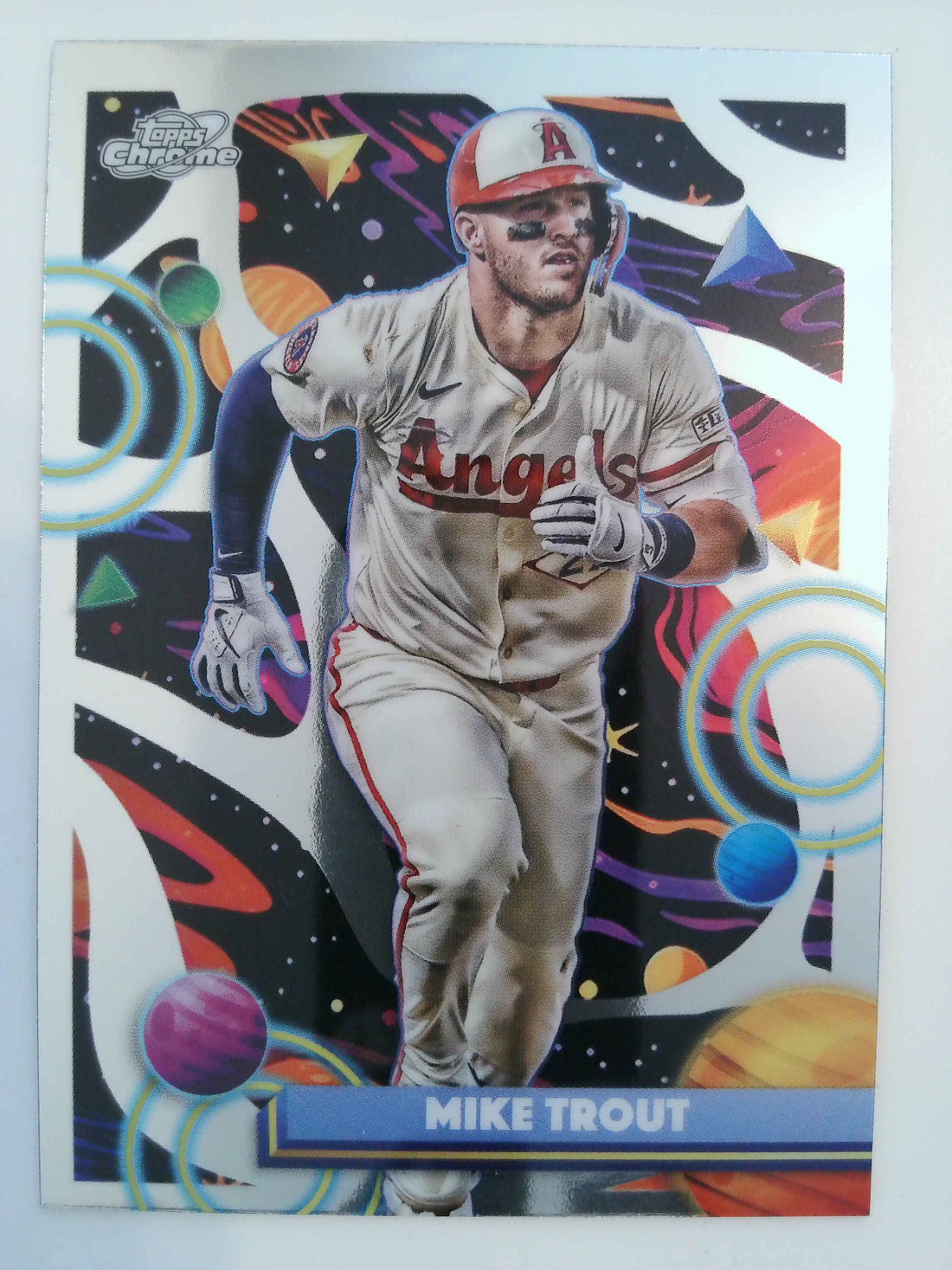 2025 Topps Chrome Cosmic Baseball Mike Trout #188