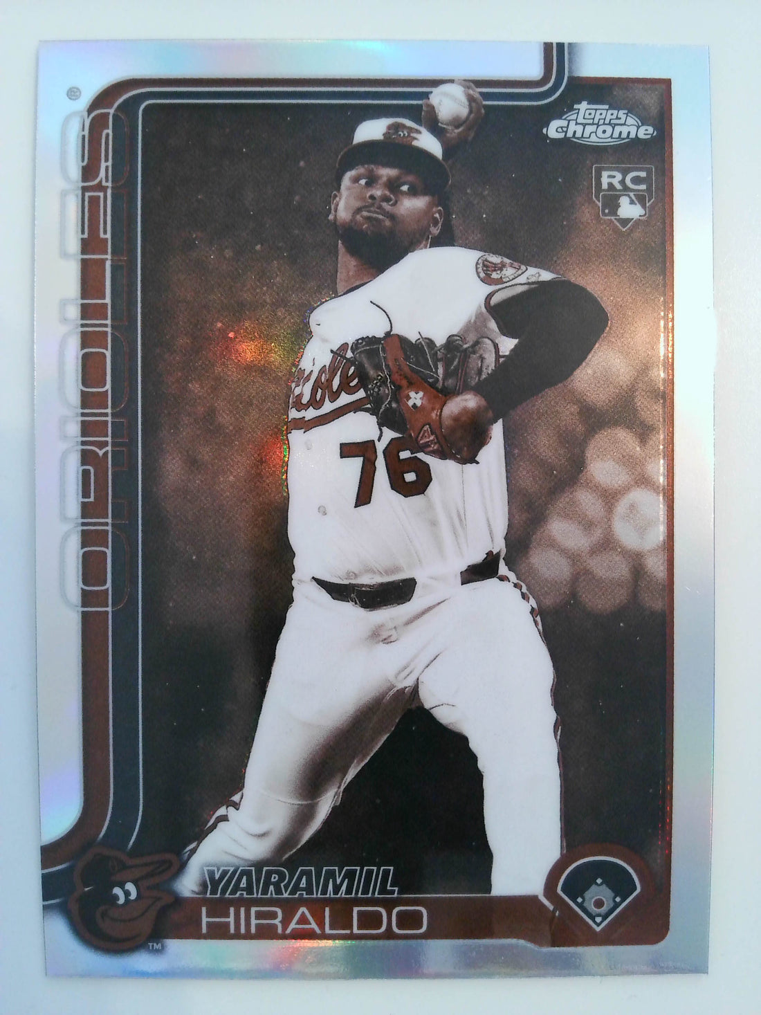 2025 Topps Chrome Update Baseball Sepia Refractors Yaramil Hiraldo #USC78 Rookie