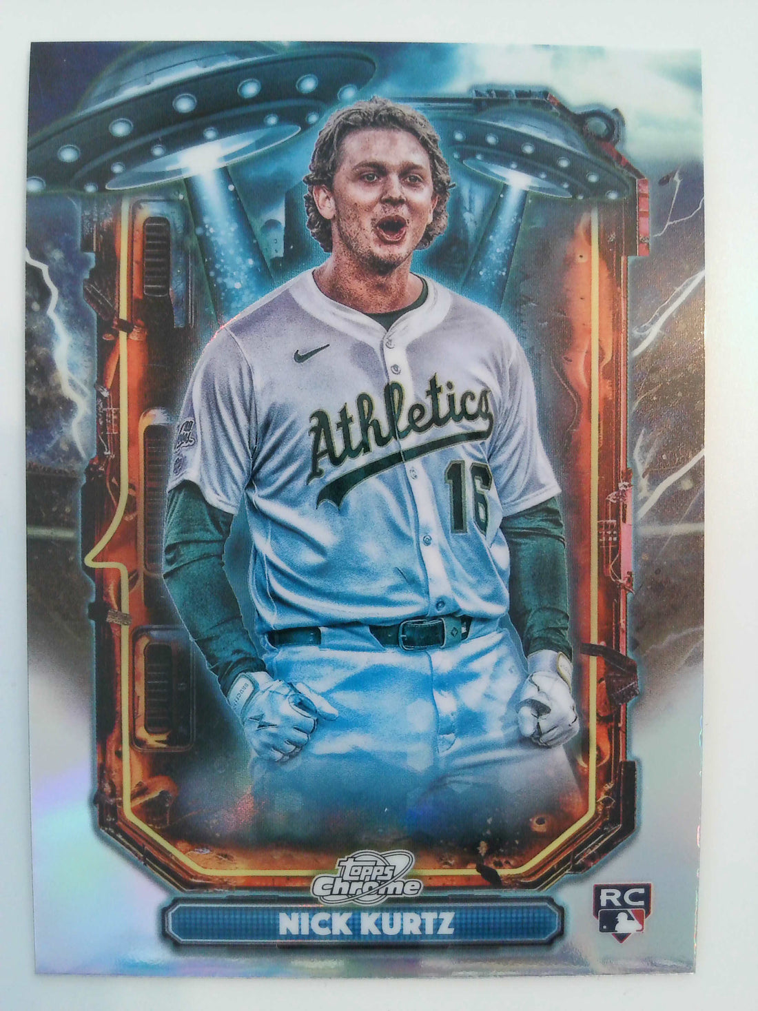2025 Topps Chrome Cosmic Baseball Extraterrestrial Talent Nick Kurtz #ET-26