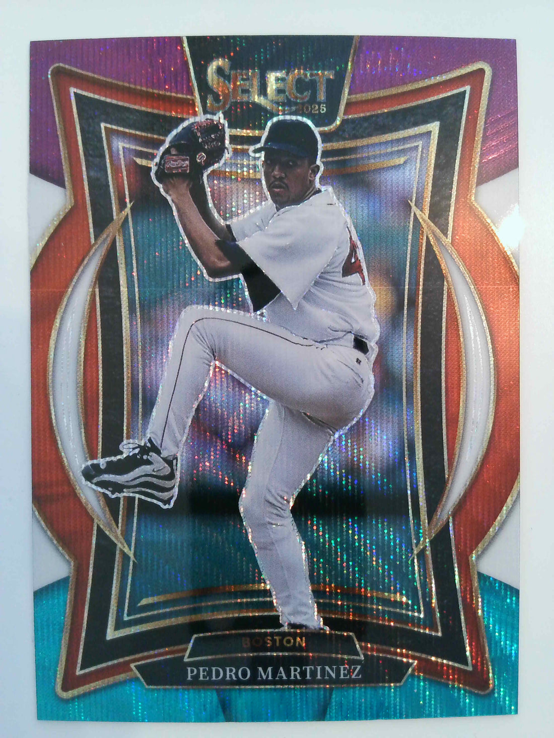 2025 Panini Select Baseball Tri-Color Prizms Pedro Martinez #6
