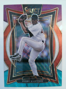 2025 Panini Select Baseball Tri-Color Prizms Pedro Martinez #6