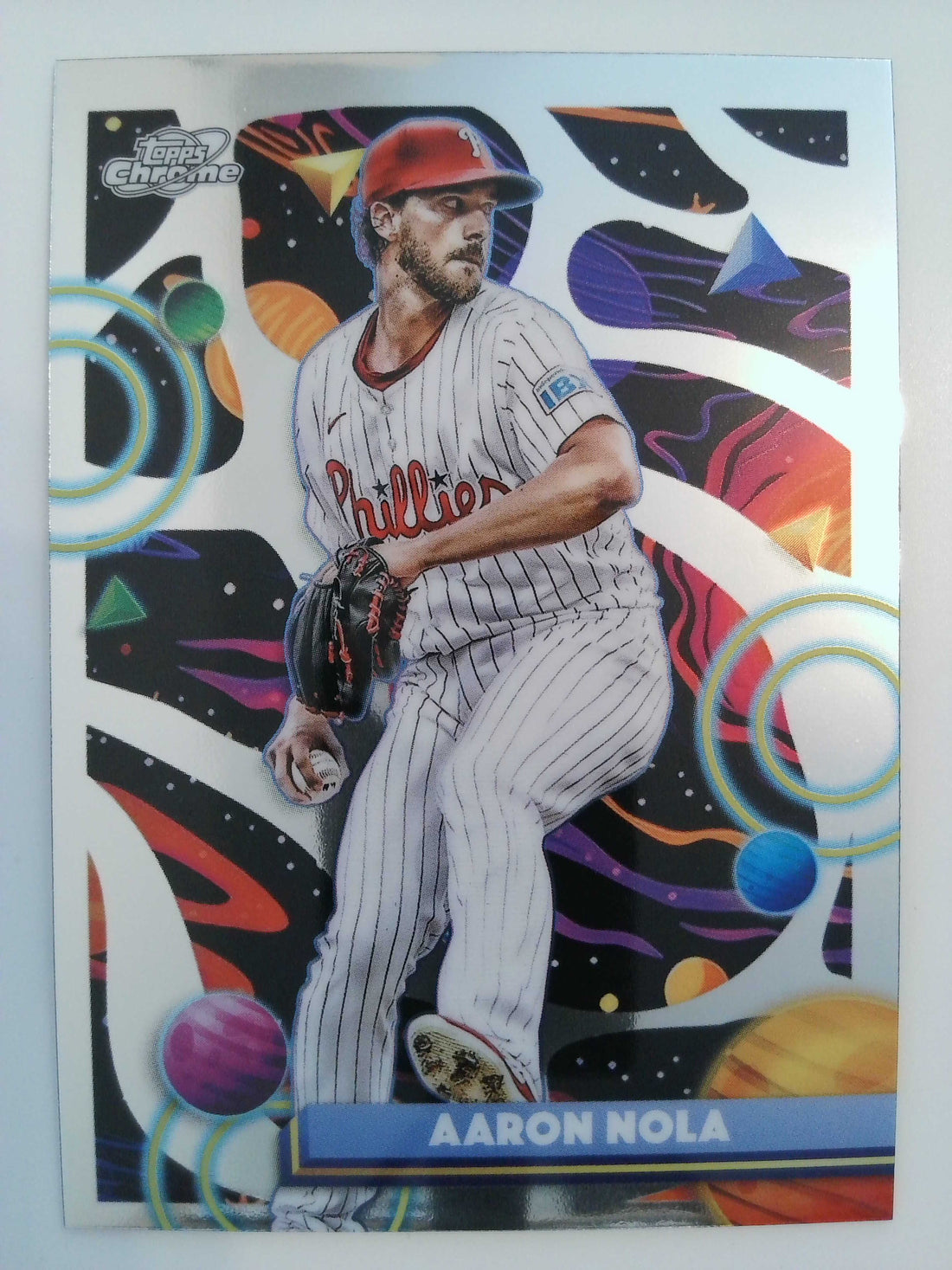 2025 Topps Chrome Cosmic Baseball Aaron Nola #111