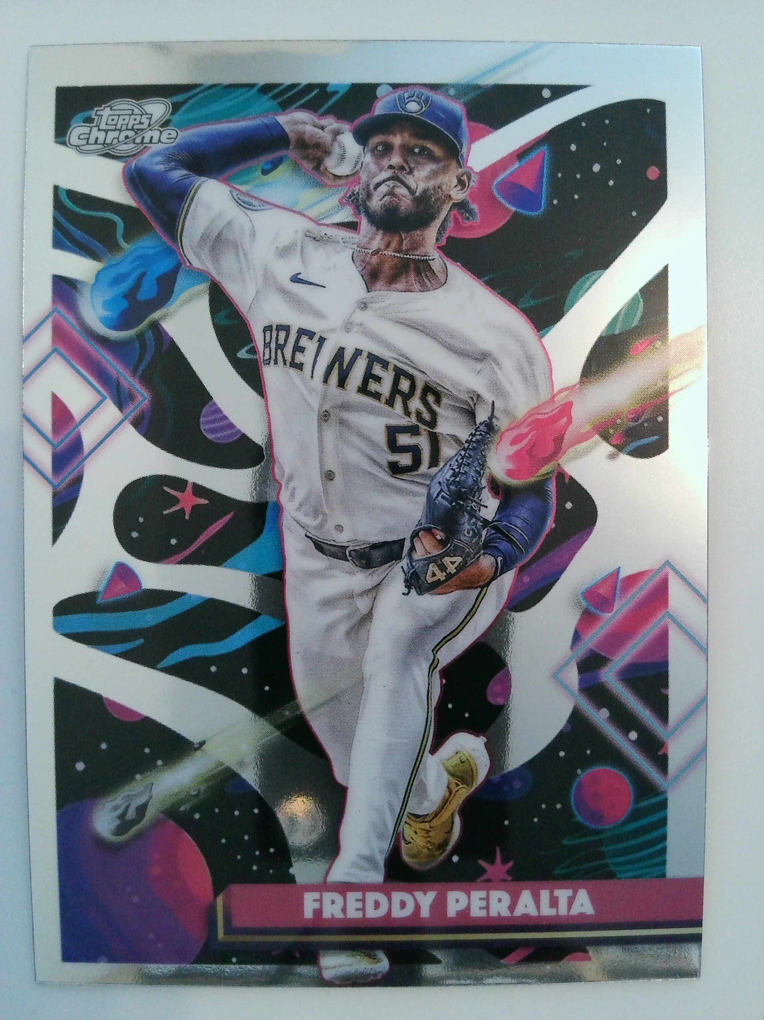 2025 Topps Chrome Cosmic Baseball Freddy Peralta #122