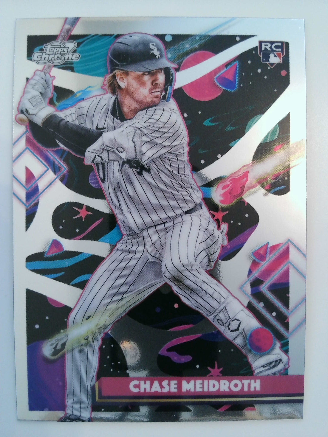 2025 Topps Chrome Cosmic Baseball Chase Meidroth #12 Rookie
