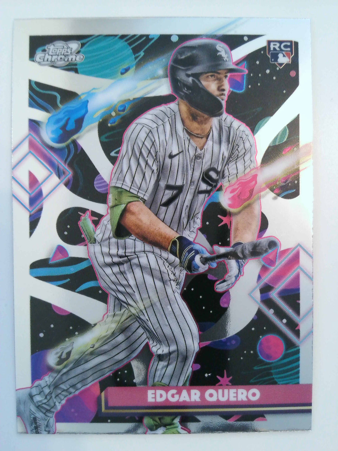 2025 Topps Chrome Cosmic Baseball Edgar Quero #126 Rookie