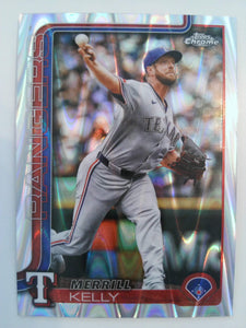 2025 Topps Chrome Update Baseball RayWave Refractor Merrill Kelly #USC162