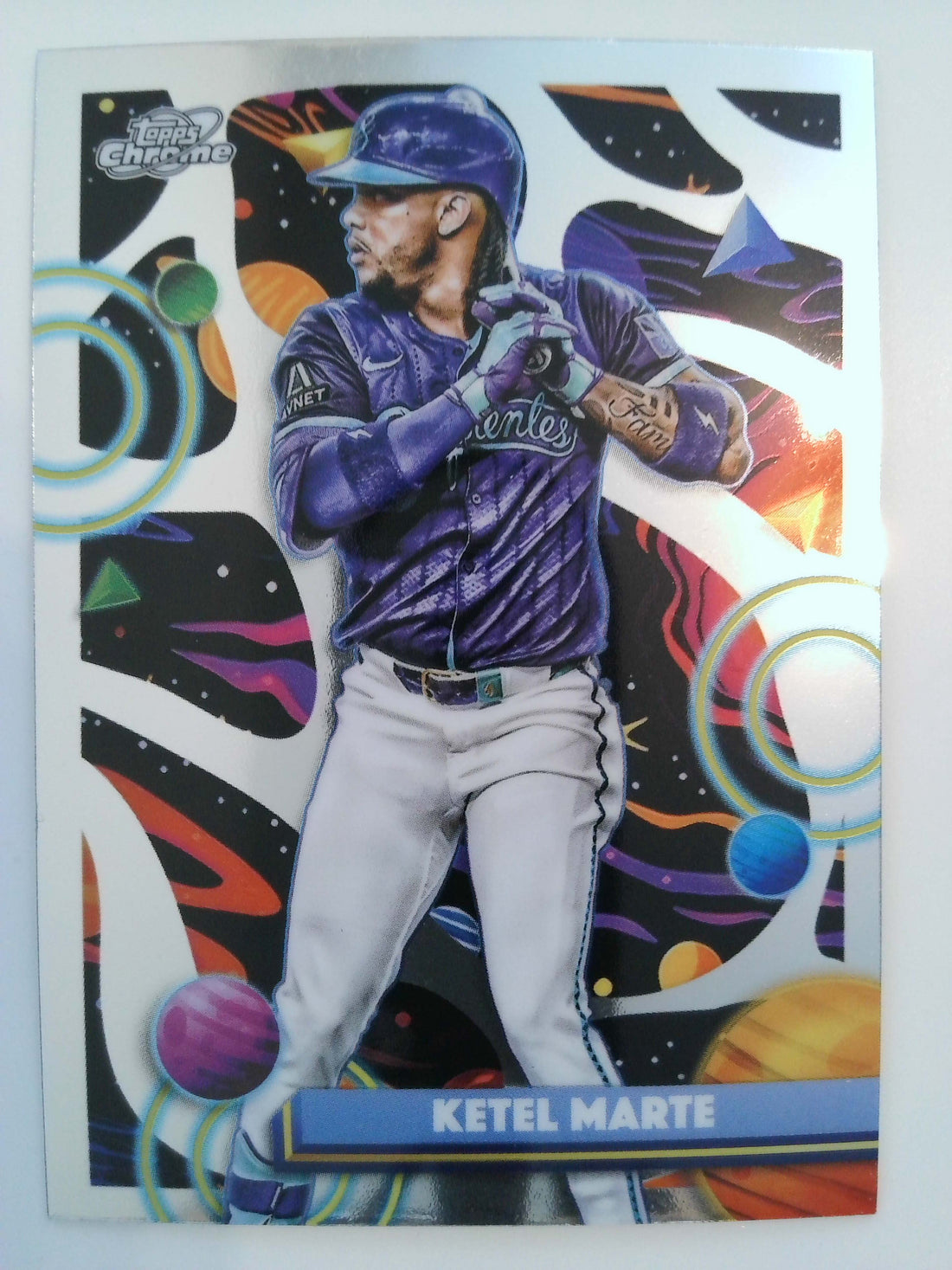 2025 Topps Chrome Cosmic Baseball Ketel Marte #175