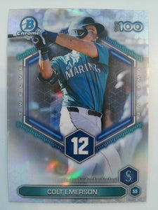 2026 Bowman Baseball Bowman Scouts' Top 100 Colt Emerson #BTP-12