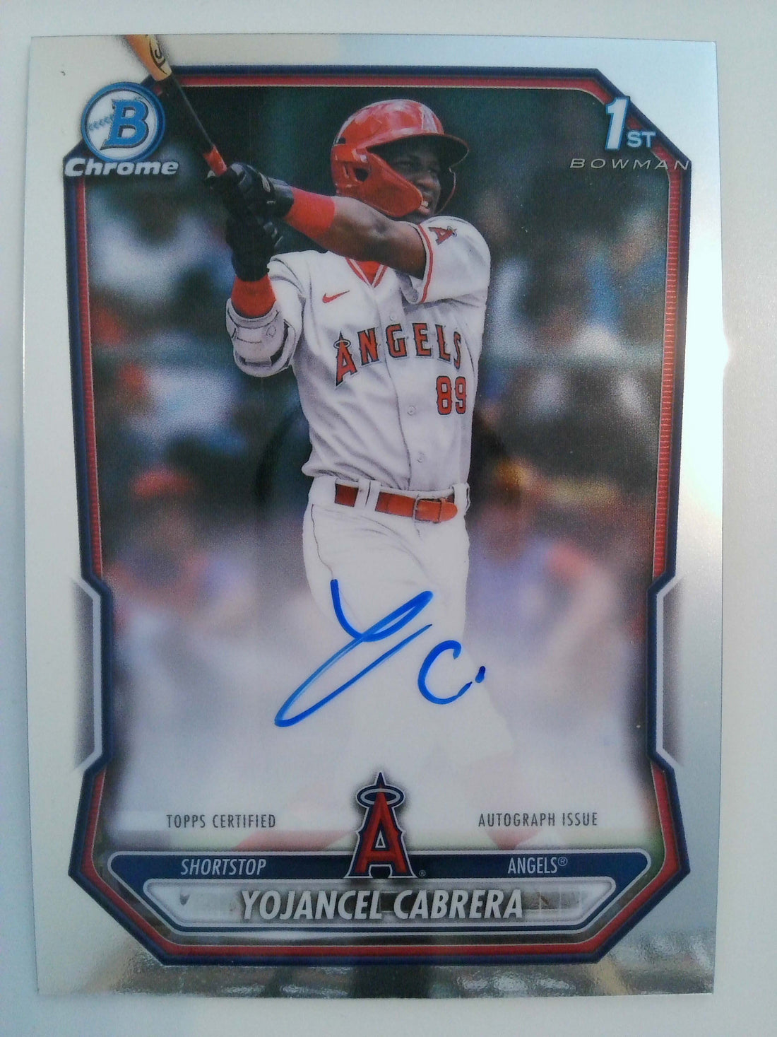 2026 Bowman Baseball Chrome Prospects Autograph Yojancel Cabrera #CPA-YCA
