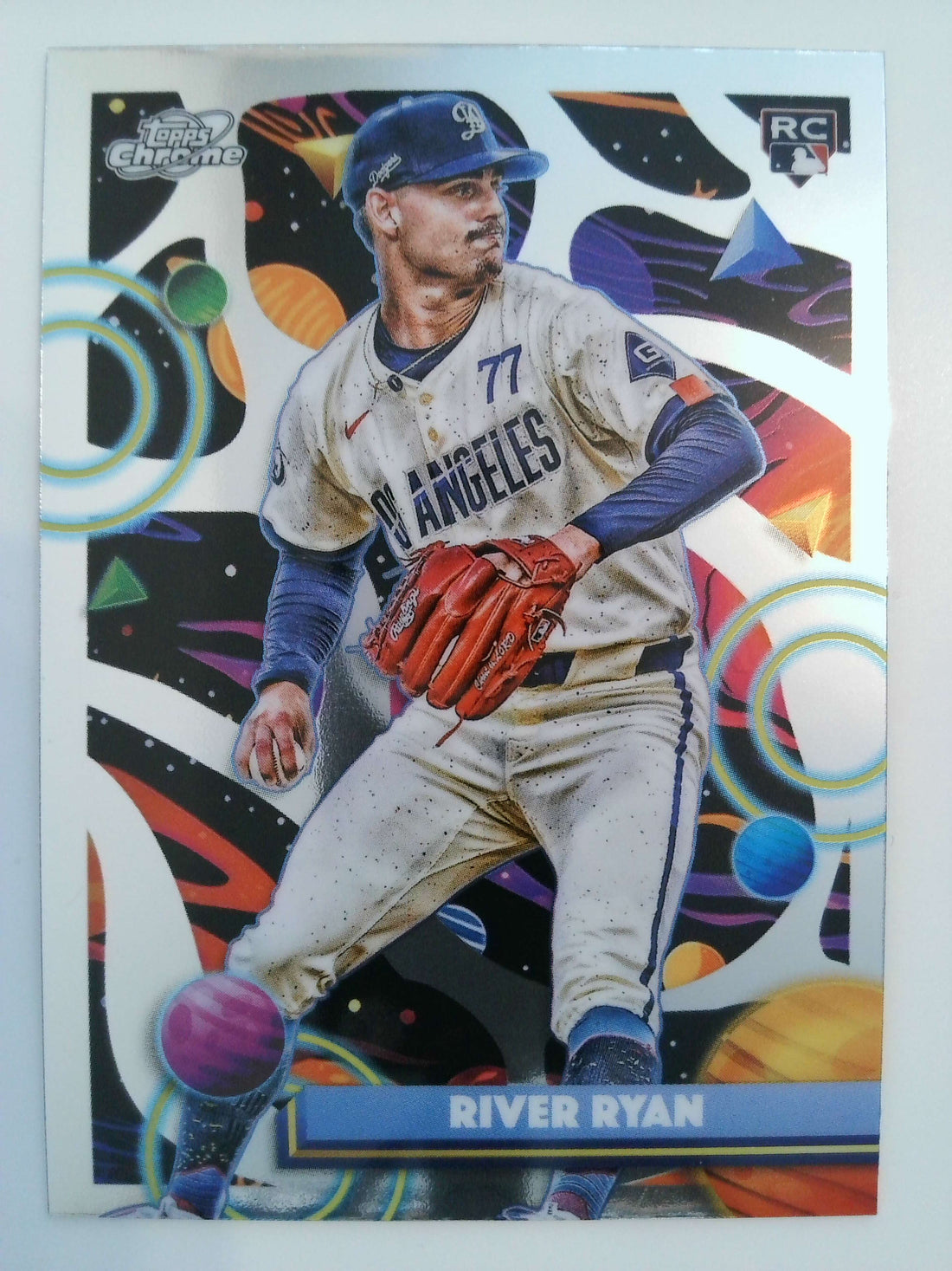 2025 Topps Chrome Cosmic Baseball River Ryan #191 Rookie