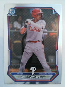 2026 Bowman Baseball Chrome Prospects Anderson Araujo #BCP-8