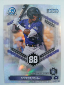 2026 Bowman Baseball Bowman Scouts' Top 100 Robert Calaz #BTP-88
