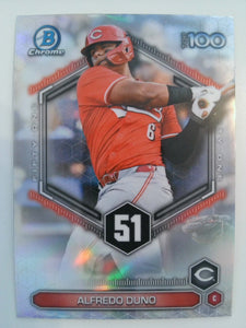 2026 Bowman Baseball Bowman Scouts' Top 100 Alfredo Duno #BTP-51