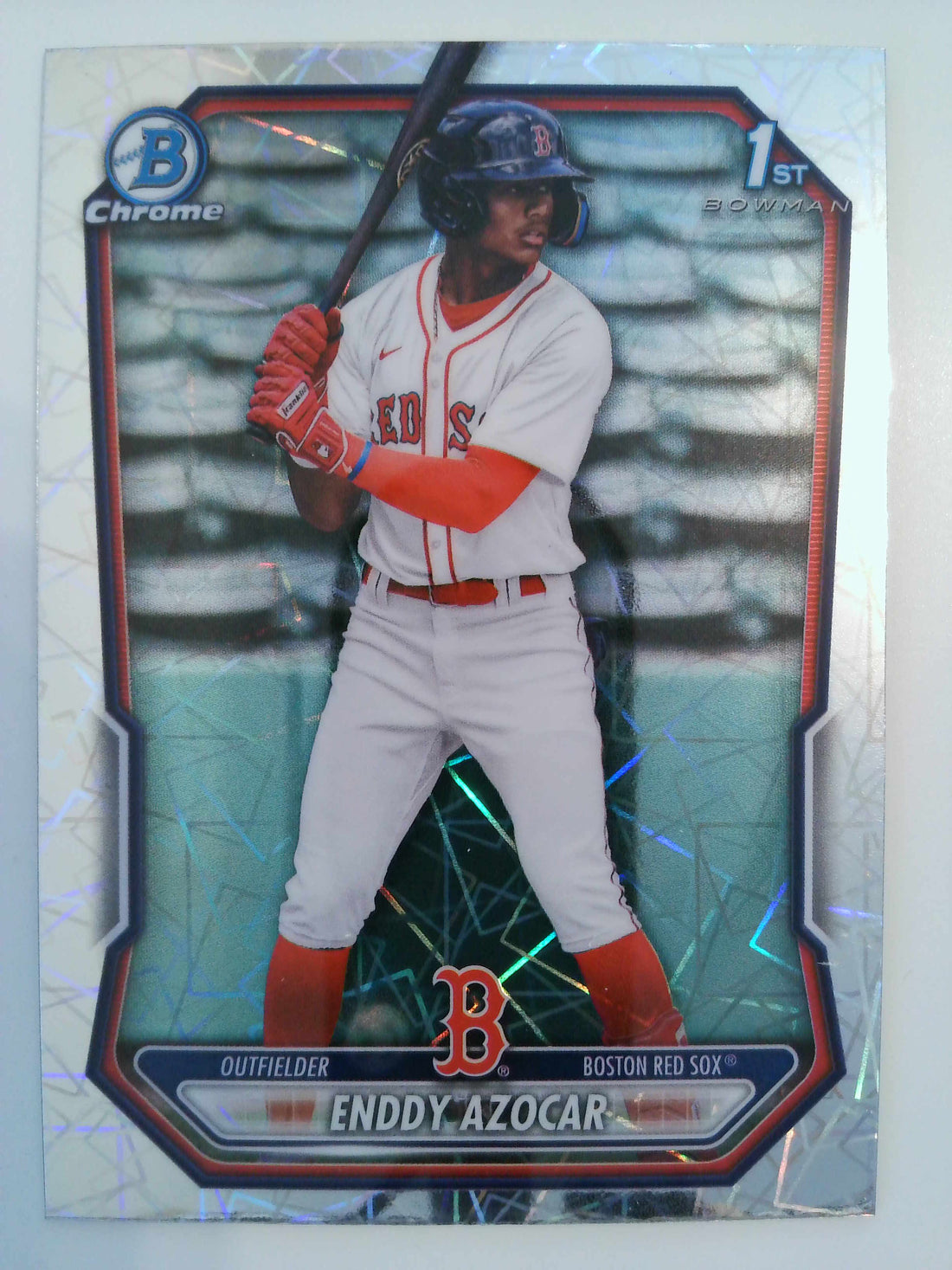 2026 Bowman Baseball Chrome Prospects Lazer Refractor Enddy Azocar #BCP-23