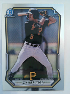2026 Bowman Baseball Chrome Prospects Wyatt Sanford #BCP-66