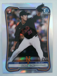 2026 Bowman Chrome Baseball Red Rookie Jonah Tong #65 RC