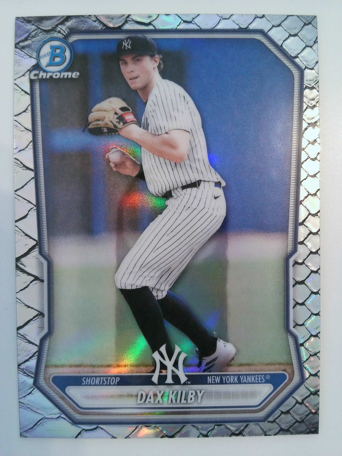 2026 Bowman Baseball Chrome Prospects Reptilian Refractor Dax Kilby #BCP-78