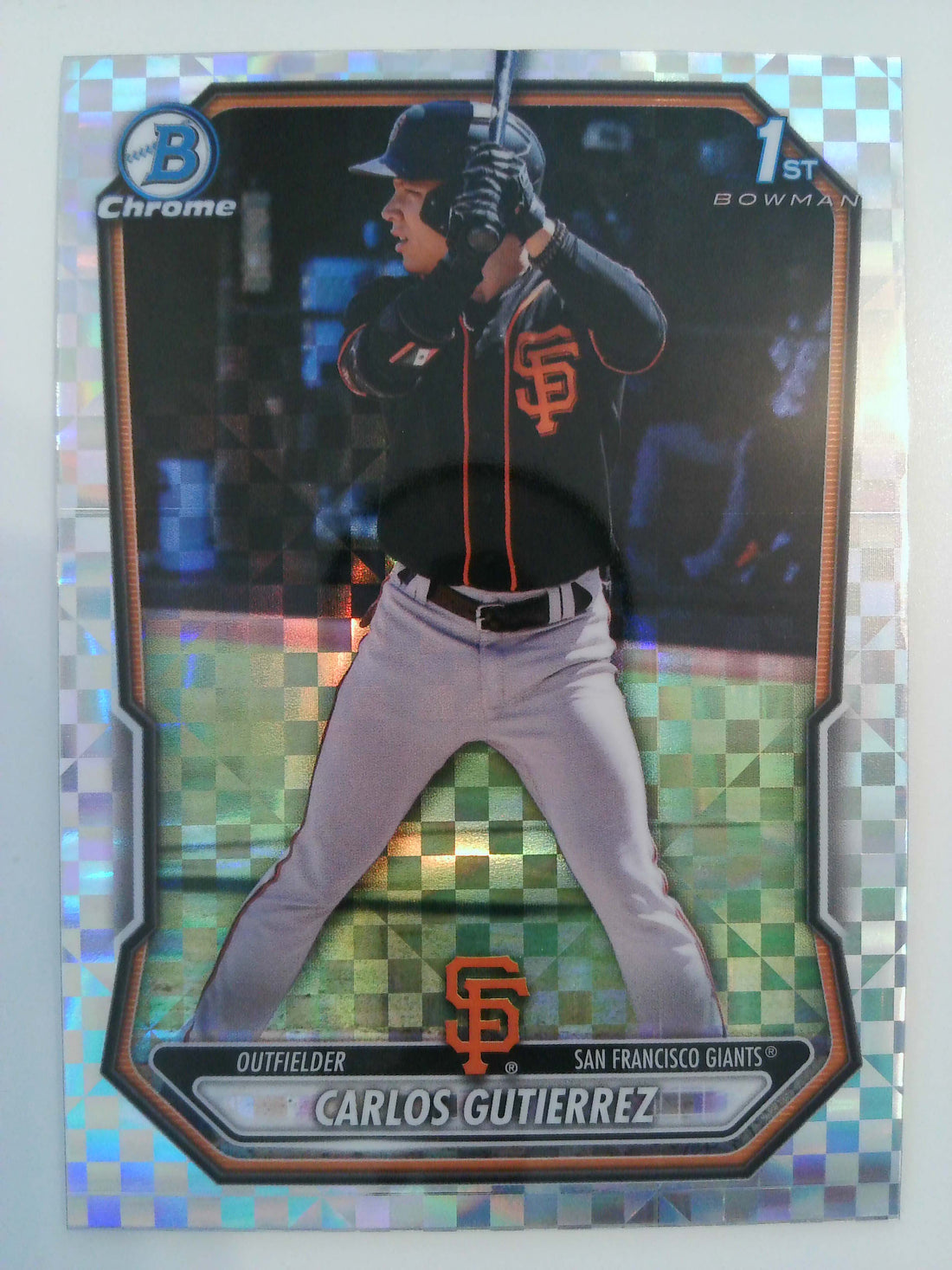 2026 Bowman Baseball Chrome Prospects X-Fractor Carlos Gutierrez #BCP-14