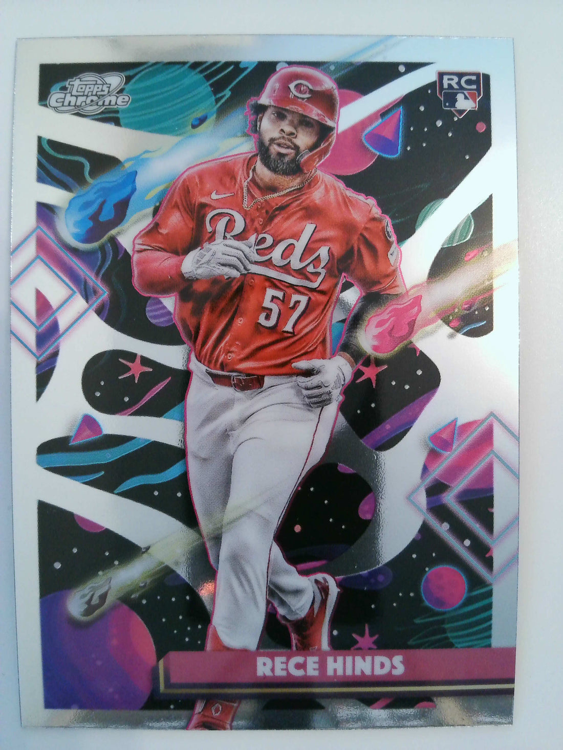 2025 Topps Chrome Cosmic Baseball Rece Hinds #94 Rookie